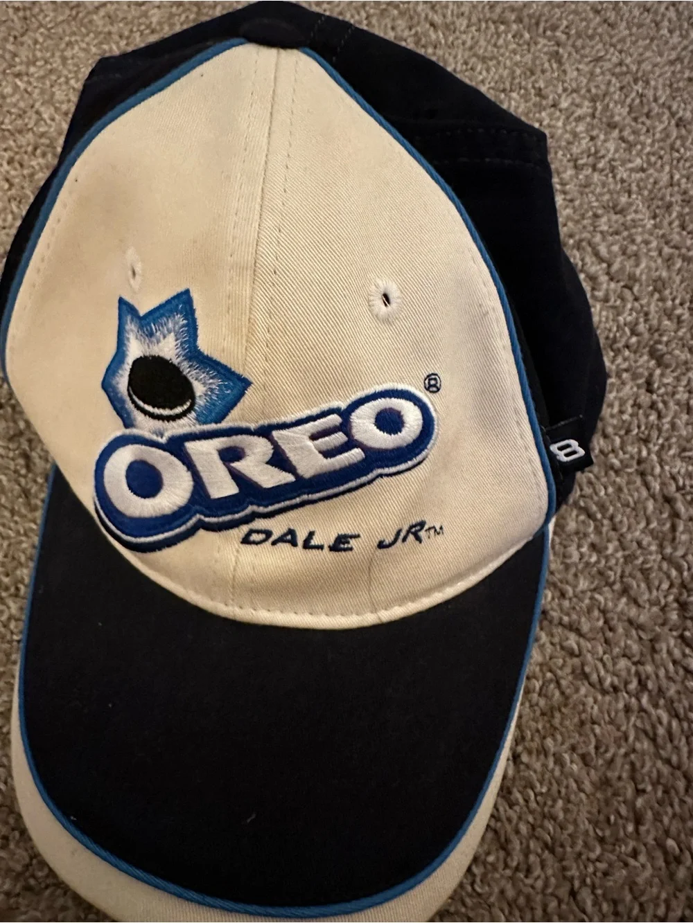 Chase Authentics Kids Cap - White, Navy & Light Blue